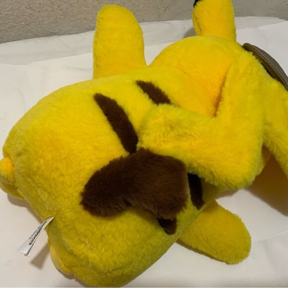 Pokemon DETECTIVE PIKACHU 14” Plush Stuffed Toy by Wicked Cool Toys - Picture 7 of 13